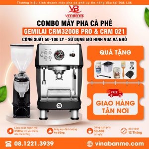 COMBO MÁY PHA GEMILAI 3200B - MÁY XAY 021
