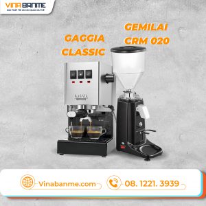 COMBO MÁY PHA GAGGIA CLASSIC EVO & LD 020