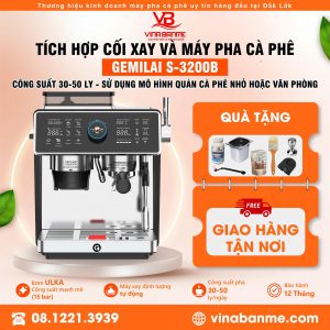 Máy pha cà phê Gemilai S-3200B