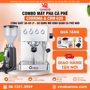 COMBO MÁY PHA CRM 3005E VÀ MÁY XAY LD 020